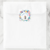 Souris mignonne portant un Sticker Casquette (Sac)