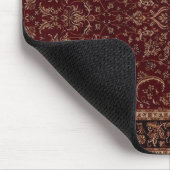 Souris modèle d'impression de tapis persan héritage rouge (Coin)