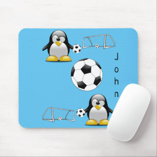 Souris Panier de balle de football de pingouin! Tapis de 