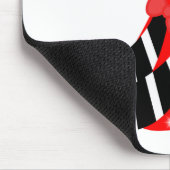 Souris Pantoufles rouges de rubis d'Oz sur un tapis de so (Coin)