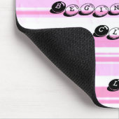 Souris Pink White Stripe Happy Sun Souse Pad! Tapis de so (Coin)