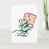 Souris Prendre des cartes de voeux au fromage (Devant)