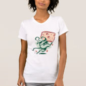 Souris Prendre le T-shirt Femme au fromage (Devant)