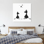 Souris : Rencontre avec toile étirée Impression (Insitu(Chambre))