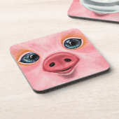 Souris rose Dessous de verre (Côté gauche)