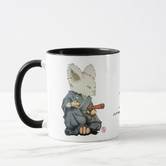 Souris samouraï dans la tasse de Tatehiza