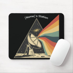 Souris Signal reçu - Tapis de bureau personnalisé pour st