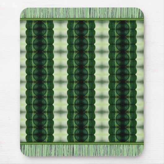 Souris Style de tapis à motif vert (Devant)