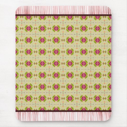 Souris Style de tapis doux et fleuri (Devant)