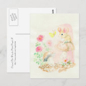 Souris sur l'art Potcards, cartes de voeux de (Devant / Derrière)