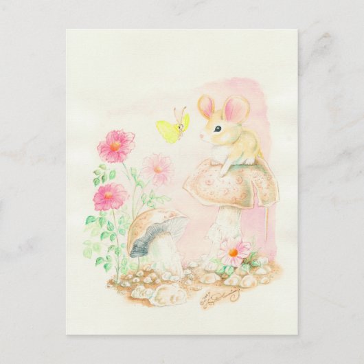 Souris sur l'art Potcards, cartes de voeux de (Devant)