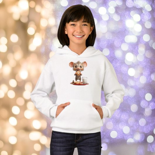 Souris Sweat - shirt à capuche de la Fille de Noël