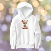 Souris Sweat - shirt à capuche de la Fille de Noël