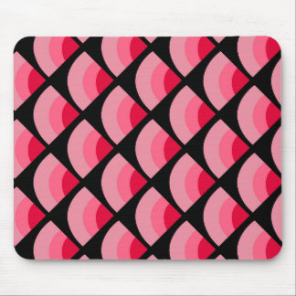 Souris Tapis de bureau à motif inspiré de pastèque rose