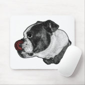 Souris Tapis de bureau Bulldog Ruby (Avec souris)