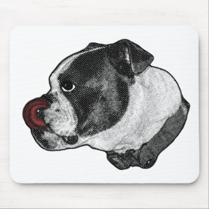 Souris Tapis de bureau Bulldog Ruby