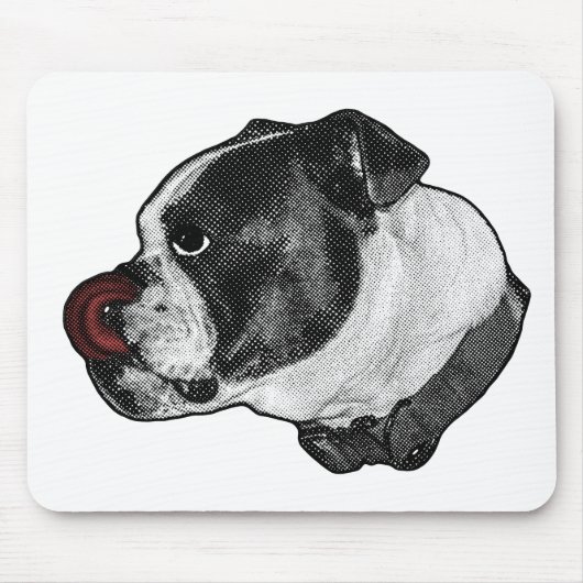 Souris Tapis de bureau Bulldog Ruby (Devant)