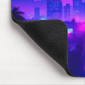 Souris Tapis de bureau de jeu Neon City Synthwave Sunset (Coin)