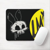 Souris Tapis de bureau graphique vectoriel crâne Rock Pun (Avec souris)