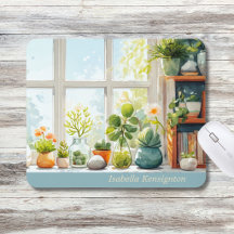 Tapis de bureau pour plantes grasses Cactus Maison