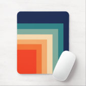 Souris Tapis de palette de couleurs les années 70 rétros (Avec souris)