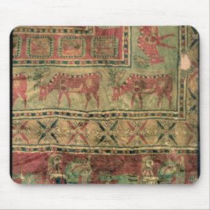 Souris Tapis de pile dépeignant des chevaux et des