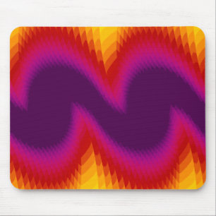 Souris Tapis de souris, Ondes sonores abstraites, Couleur