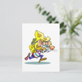 Souris transportant des invitations au fromage