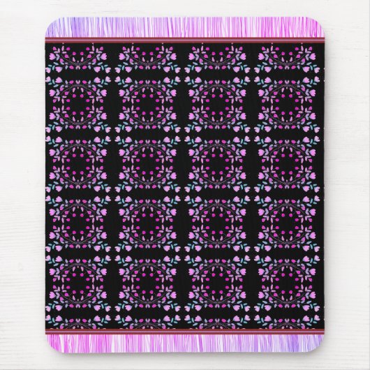 Souris Un doux style de tapis d'impression à motifs flora (Devant)