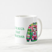 Sourpug Kerst lelijke trui Koffiemok (Voorkant rechts)