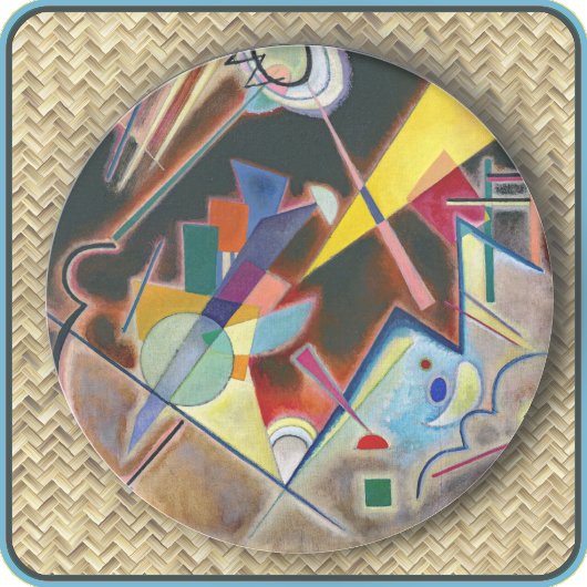 SOUS-BOCK RONDE - "Brun profond" - Kandinsky