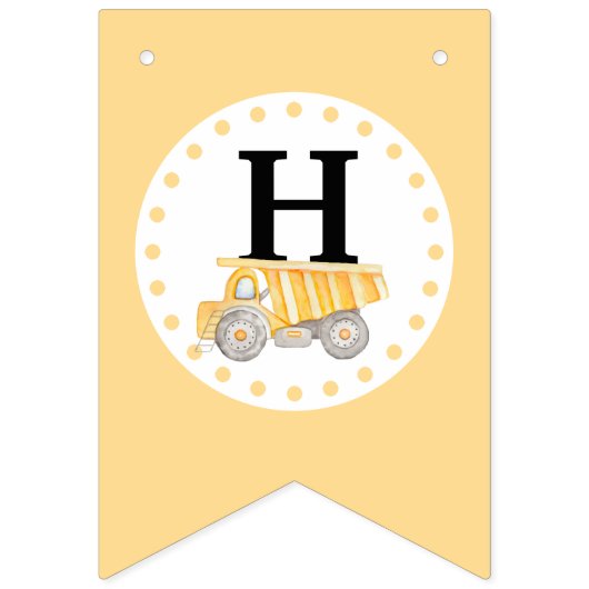 Sous chantier de construction bannière d'anniversa (Deuxième drapeau)