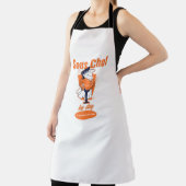 Sous Chef by Day, superheld bij nacht Schort (Insitu)