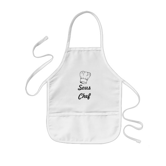 Sous Chef Kinder Apron Schort (Voorkant)