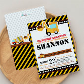 SOUS CONSTRUCTION Baby shower Invitation