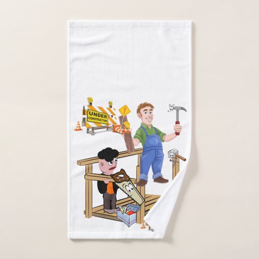 Sous Construction Carpenter Salles de bain ensembl (Serviette à main)