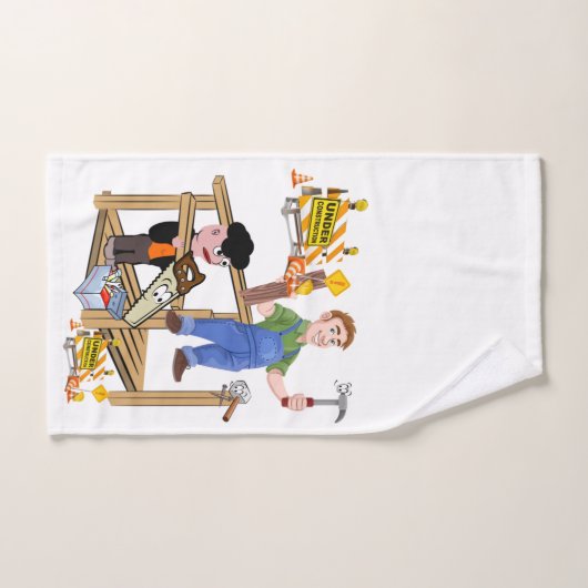 Sous Construction Carpenter Salles de bain ensembl (Serviette à main)