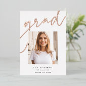 Sous-couche | Faire-part d'obtention d'une licence (Debout devant)