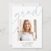 Sous-couche Grad | Faire-part d'obtention d'une li (Devant)