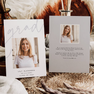 Sous-couche Grad Faire-part d'obtention d'une li