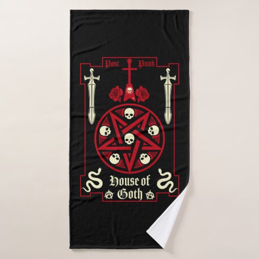 Sous-culture gothique Post Punk (Serviette de bain)