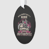 Sous-estimer l'infirmière qui conduit le moto moto (devant)