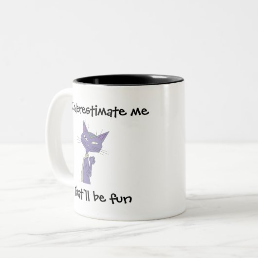 Sous-estimez-moi tasse (Devant gauche)