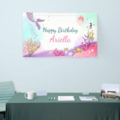 Sous la bannière d'anniversaire de la sirène de me (Salon professionnel)