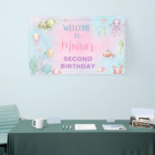 Sous la bannière d'anniversaire Sea Ocean Life, (Salon professionnel)