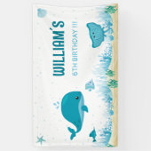 Sous la bannière de la mer, bannière d'anniversair (Vertical)