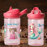 Sous la bouteille d'eau de l'école des enfants Sea<br><div class="desc">"Faites un peu de plaisir avec cette bouteille d'eau enchanteresse sous le thème de la sirène de mer, le cadeau d'anniversaire parfait pour les enfants! Conçue avec des couleurs vives inspirées de l'océan et ornée de sirènes magiques, cette bouteille d'eau durable est à la fois pratique et amusante. Personnalisez-le avec...</div>