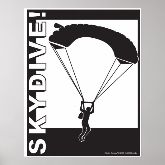 Sous la canopée SkyDive ! Affiche (Devant)