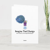 Sous la carte d'anniversaire de la mer (Dos)