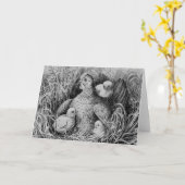 Sous la carte de la mère (Fleur jaune)